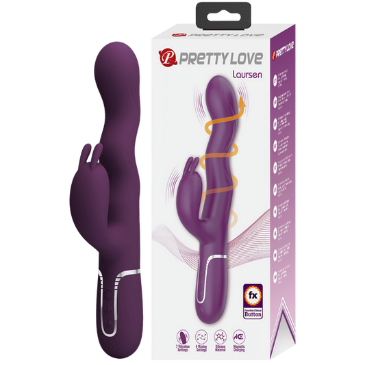 Rechargeable Laursen with Wave Function (Purple)-BW-500089-1