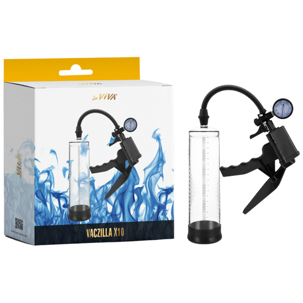 Vaczilla X10 Trigger Gauge Hand Grip Penis Pump-CN-313485162