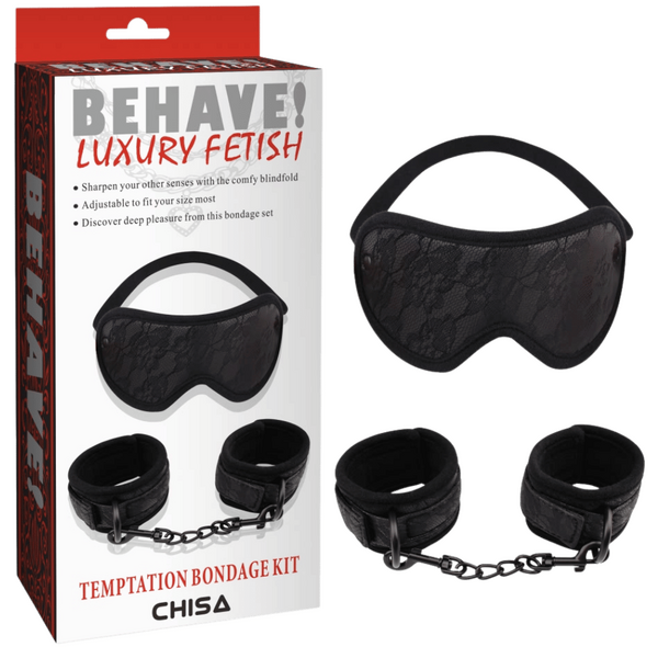 Temptation Bondage Kit (Black)-CN-632106312