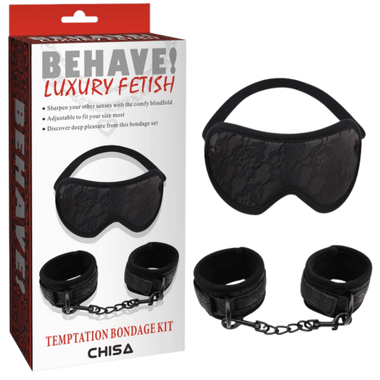 Temptation Bondage Kit (Black)-CN-632106312