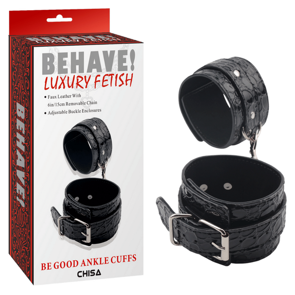 Be Good Ankle Cuffs (Black)-CN-632125472