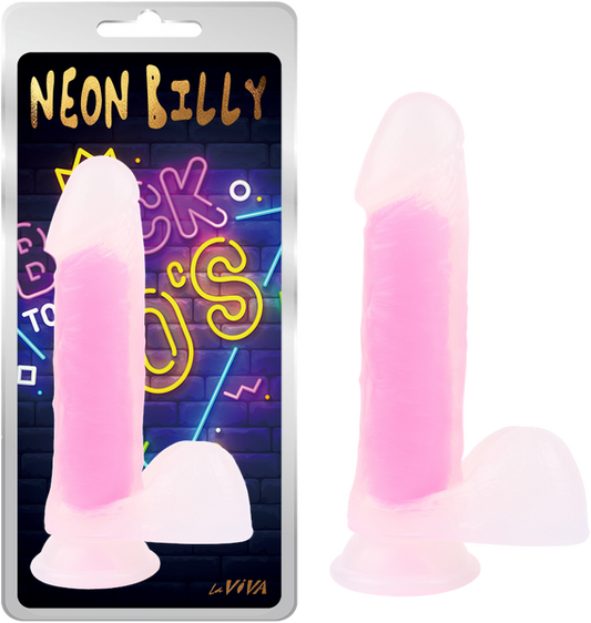 Neon Billy 7.6" (Glow Pink) Plus Free Clean Vibe-CN-711752506
