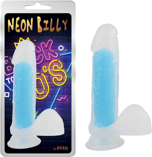 Neon Billy 7.6" (Glow Blue) Plus Free Clean Vibe-CN-711752509
