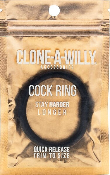 Clone-A-Willy Cock Ring (Black)-EL-CW-CR