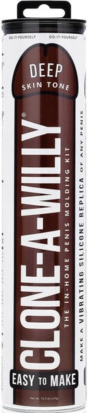 Clone-A-Willy Vibrator (Deep Skin Tone)-EM-CW-DP