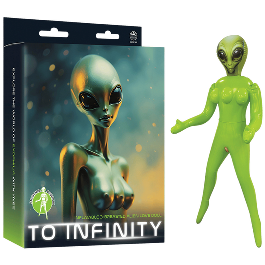 Inflatable 3-Breasted Alien Love Doll - (Ynez Standing)-FDDR035SFA-005