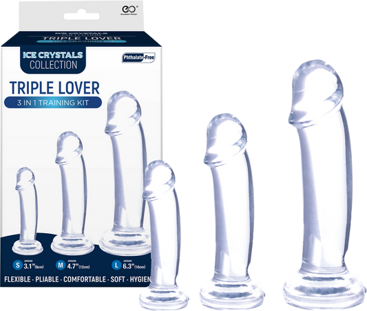 Triple Lover 3 In 1 Training Kit (Clear)-FKQ003A000-050