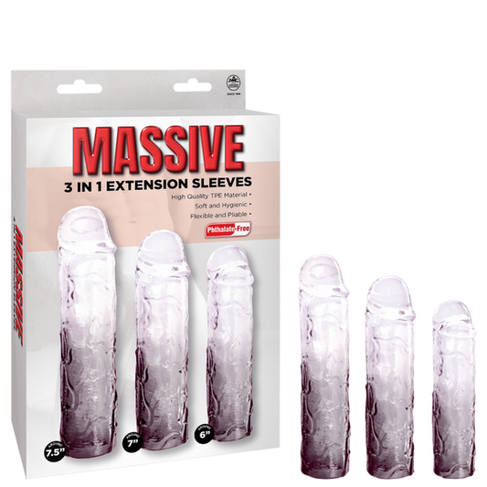 3 in 1 Extension Sleeve (Smoke)-FKQ018A000-041