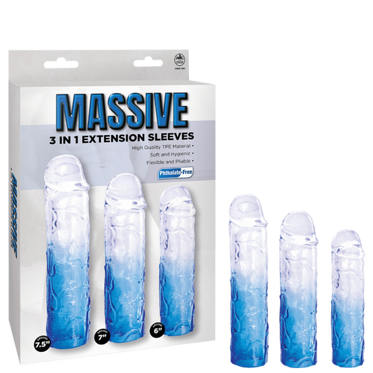 3 in 1 Extension Sleeve (Blue)-FKQ018A000-044