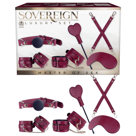 Sovereign Luxury Bondage Set (Red)-FKR006A000-008