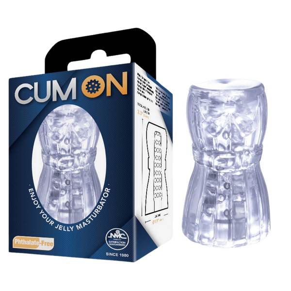 Pocket Jelly Masturbator 3.3" (Clear)-FMR014A000-050