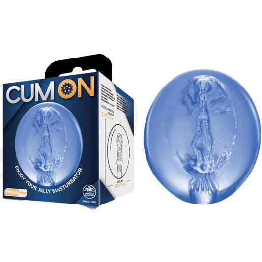 Pocket Jelly Masturbator 3.5" (Blue)-FMR017A000-044