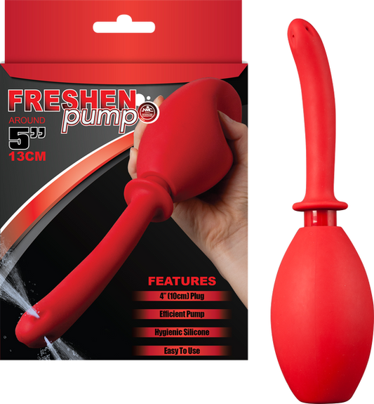Freshen Pump Anal Douche (Red)-FNI018A000-008