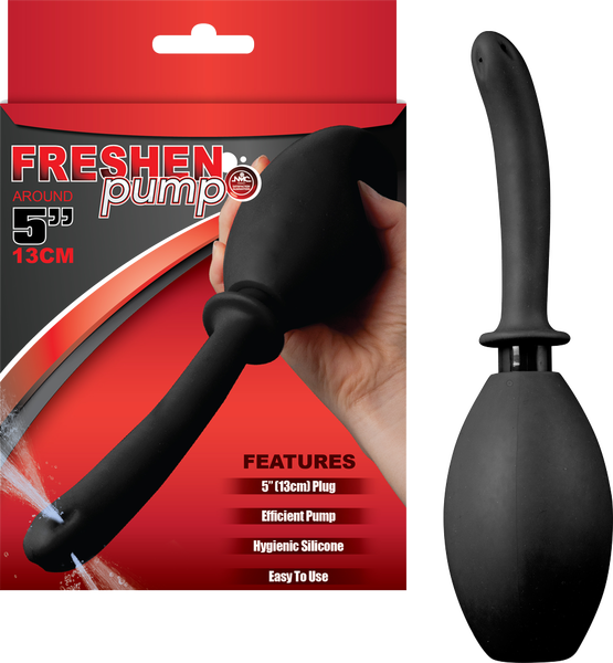 Freshen Pump Anal Douche (Black)-FNI018A000-010