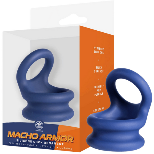 Silicone Cock Ornament - Large (Blue)-FNR007A000-024