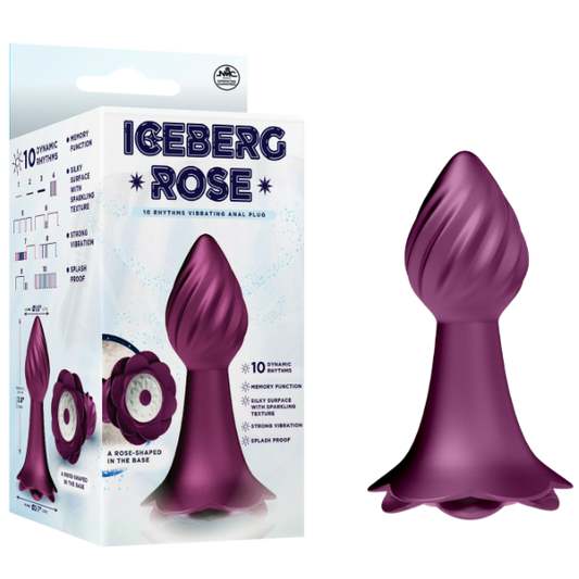 10 Rhythms Vibrating Anal Plug (Pink)-FPBQ063A00-208