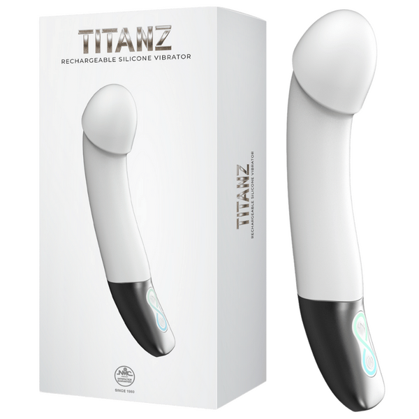Rechargeable Silicone Vibrator (White)-FPBR016A00-009