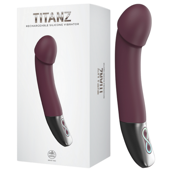 Rechargeable Silicone Vibrator (Rubine Red)-FPBR016A00-028