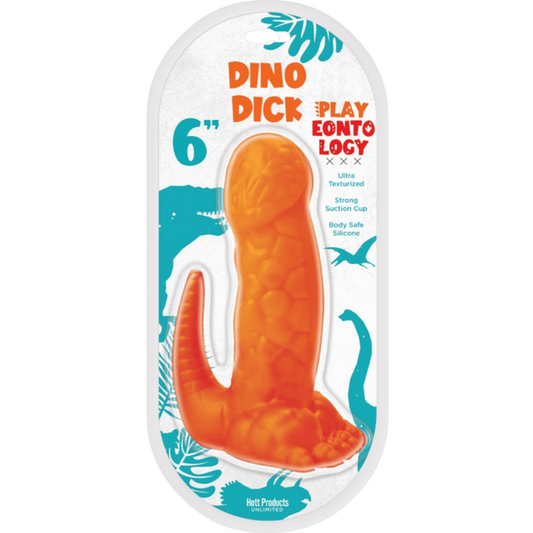 Dino Dick Dildo (Orange)-HP-3486