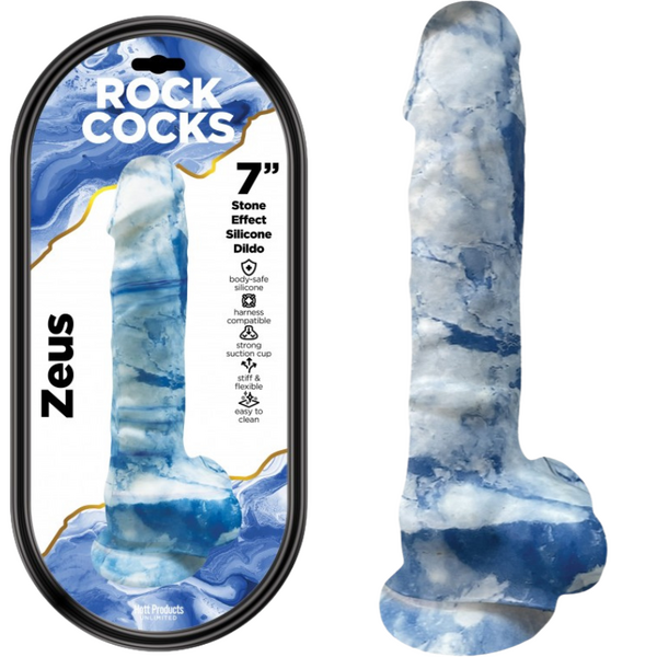 Zeus (7" Textured Dildo)-HP-3566