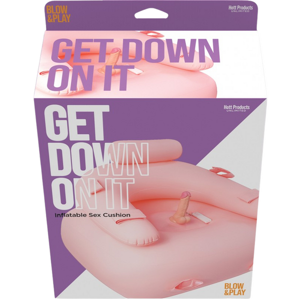 Get Down On It Inflatable Vibrating Dildo-HP-3587