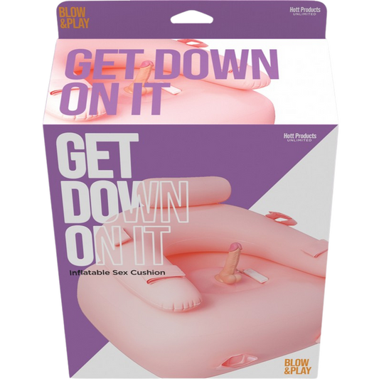Get Down On It Inflatable Vibrating Dildo-HP-3587