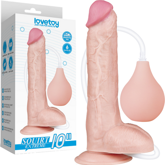 10 Squirt Extreme Dildo (Flesh)-LV116022
