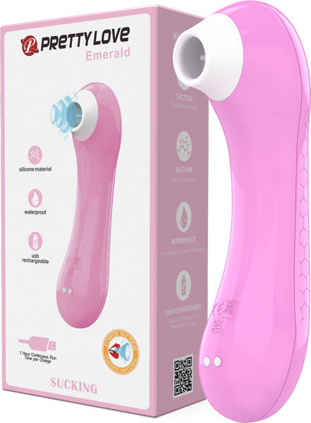 Mind Blowing Miracles - Emerald Vibrator (Pink)-MC53 - BI-300043