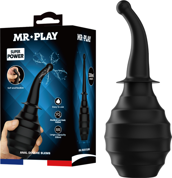 Anal Douche BLKM6 (Black)-QX-005-MR
