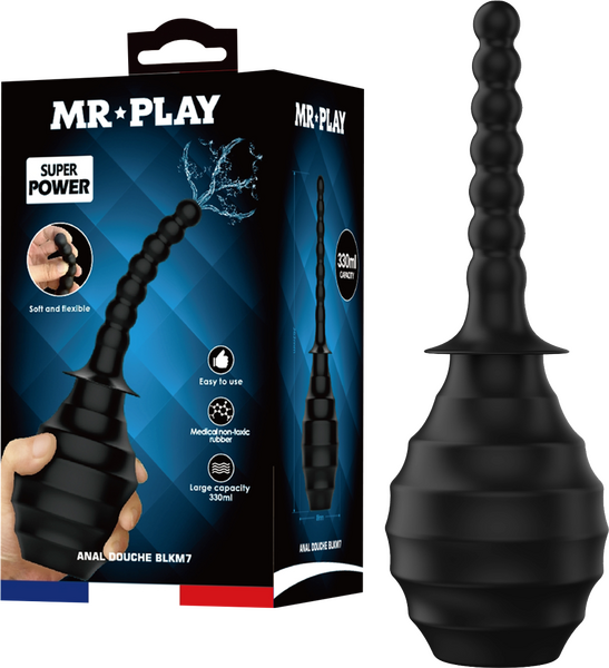 Anal Douche BLKM7 (Black)-QX-006-MR