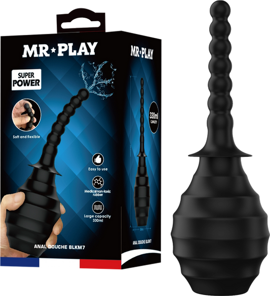 Anal Douche BLKM7 (Black)-QX-006-MR