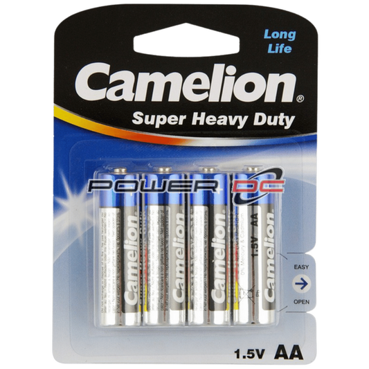 Super Heavy Duty Batteries AA (4 Pack) (12 X Display)-R6P-BP4B-DISPLAY