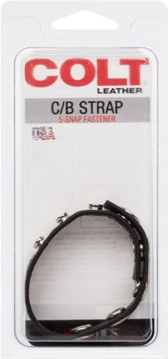 Leather C/B Strap 5-Snap Fastener-SE-6843-30-2