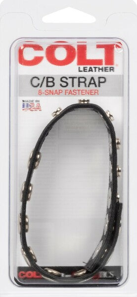 Leather C/B Strap 8-Snap Fastener-SE-6843-40-2