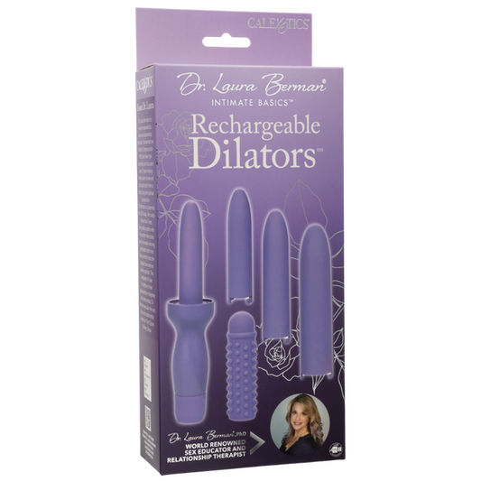 Rechargeable Dilators Set of 4 Locking Sizes Plus Sleeve-SE-9730-60-3